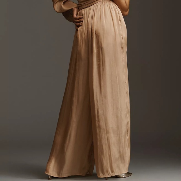 Anthropologie One-Shoulder Metallic Jumpsuit - Picture 11 of 13